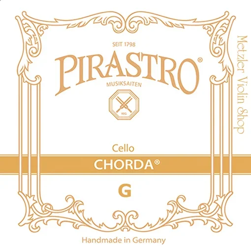 Pirastro CHORDA cello G string, gut wound with silver-plated copper