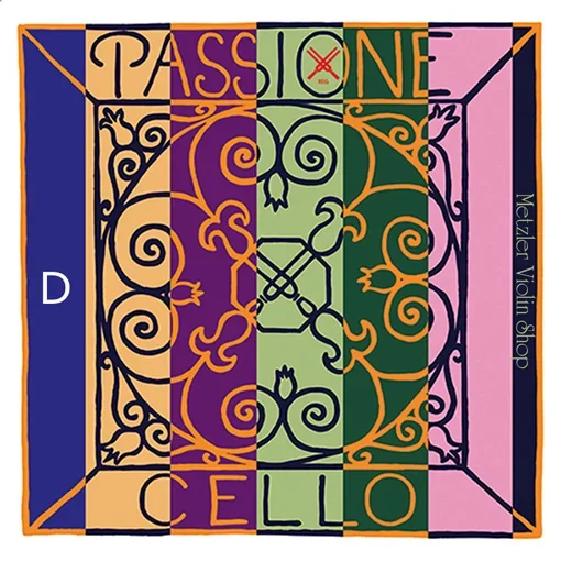 Pirastro PASSIONE cello D string, chrome steel, medium