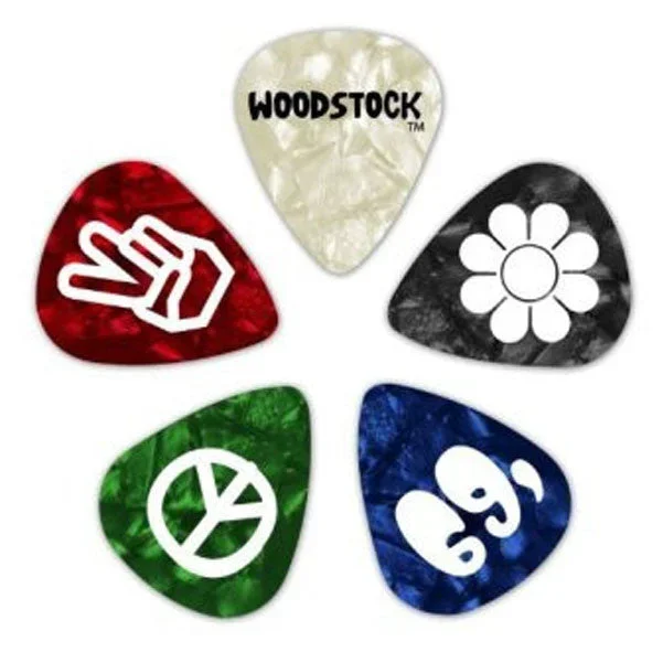 Planet Waves 1CAC2-10WS Woodstock/Light Guitar Pick