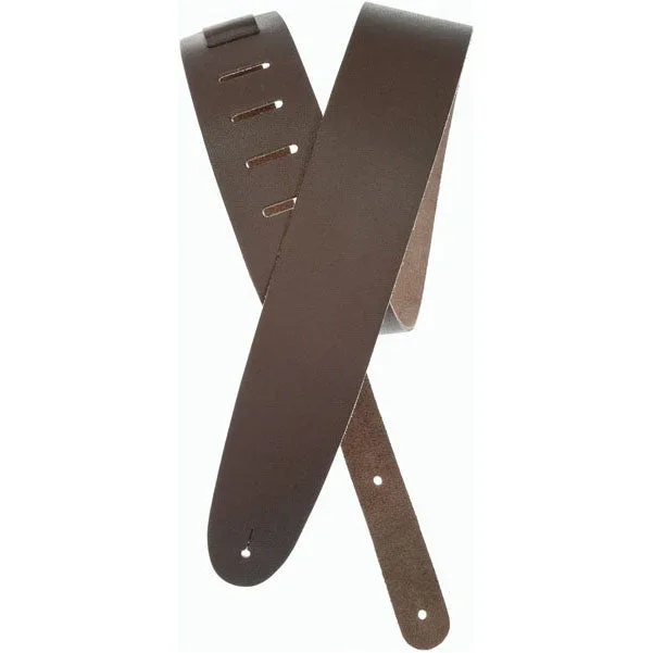 Planet Waves 25BL01 2.5inch Basic Classic Leather Guitar Strap – Brown