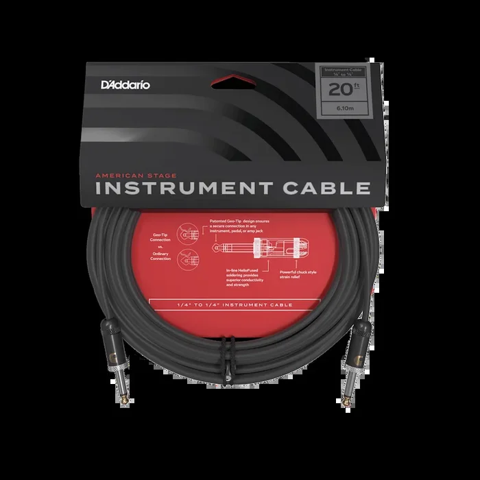 Planet Waves American Stage Instrument Cable – 20′