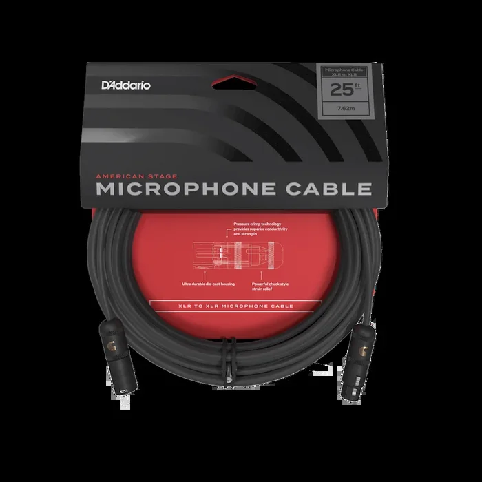 Planet Waves American Stage Microphone Cable 25′