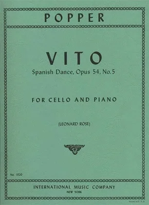 Popper (Rose): Vito – Spanish Dance No.5, Op.54 (cello & piano)