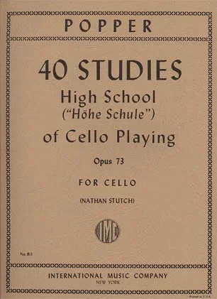 Popper (Stutch): 40 Studies – High School of Cello Playing, Op.73 (cello)