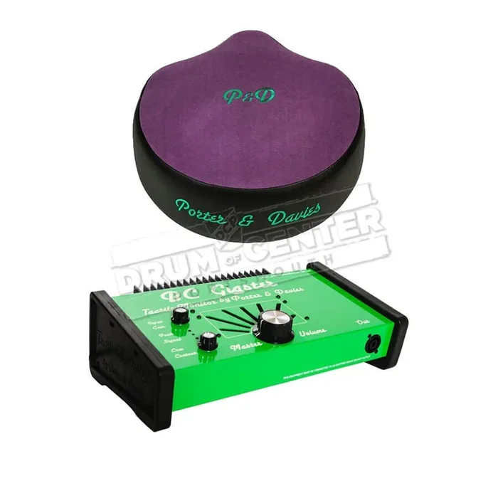 Porter & Davies Gigster Tactile Drum Monitor w/Saddle Throne Top Purple