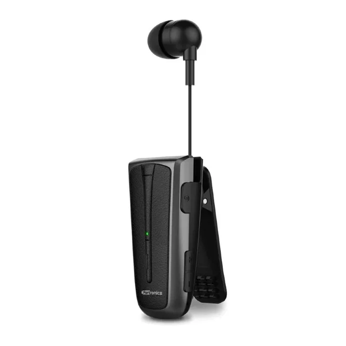 Portronics Harmonics Klip 4 Retractable Bluetooth Music & Calling Earphone