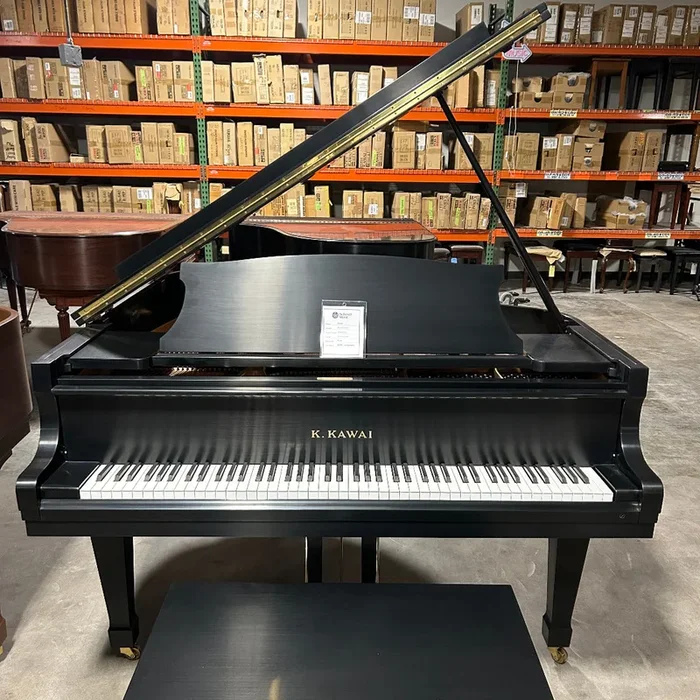 Pre-Owned Kawai KG-2D 5’10” Ebony Satin Grand Piano