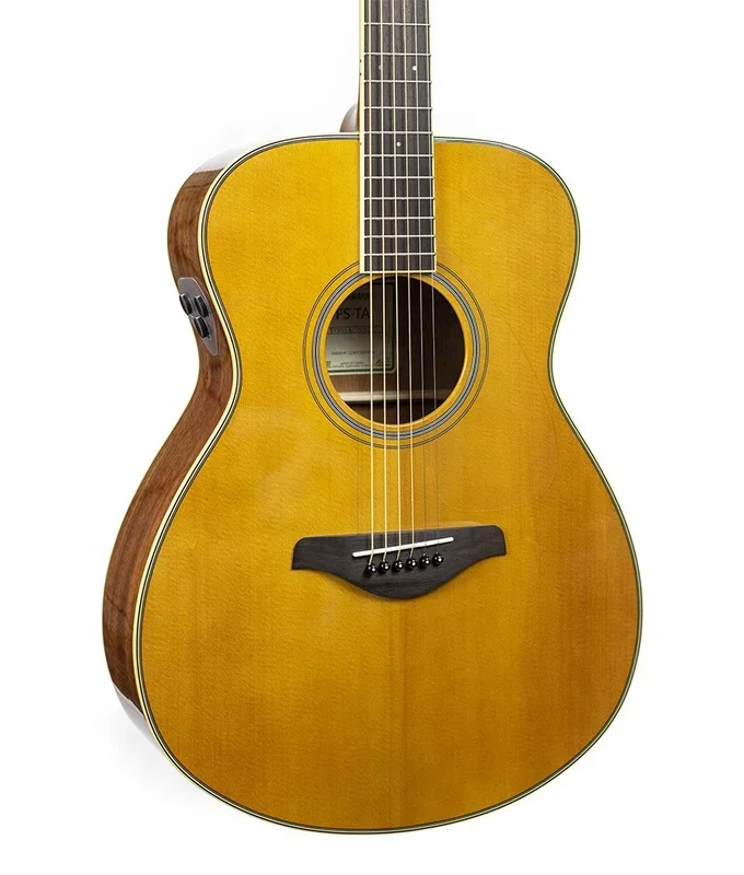Pre-Owned Yamaha FS-TA TransAcoustic Acoustic-Electric Guitar, Vintage Tint | Used