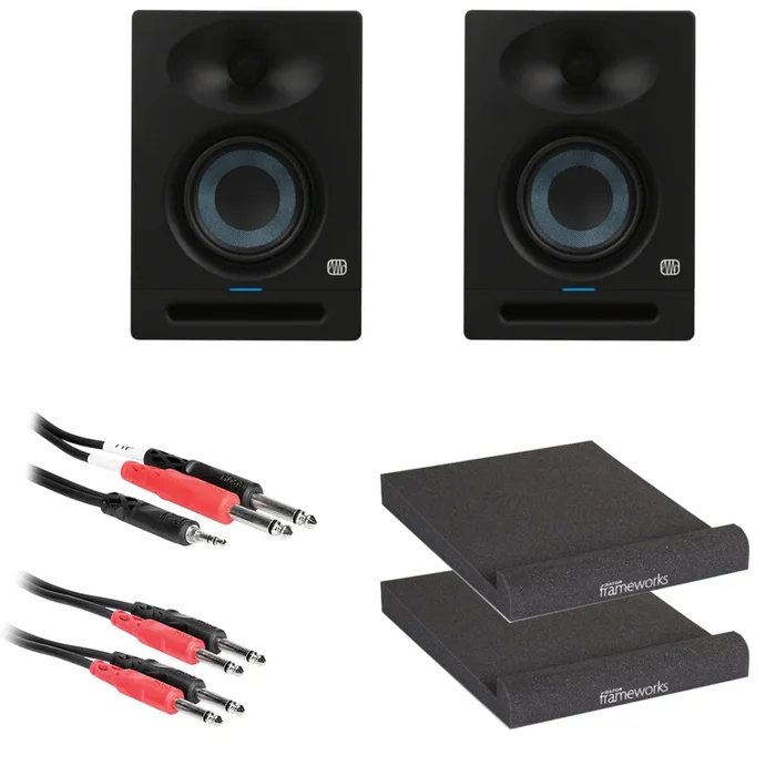 PreSonus Eris Studio 4 4″ Active Studio Monitor with EBM Waveguide STUDIO PAK