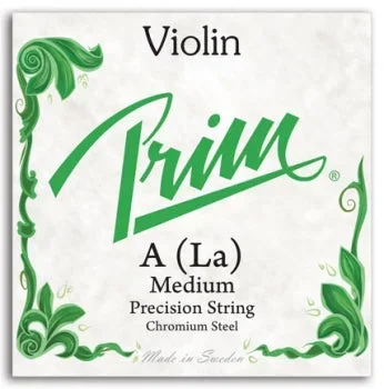 Prim Violin A String – 4/4 – Medium Gauge (Chrome-Wound Solid Steel)