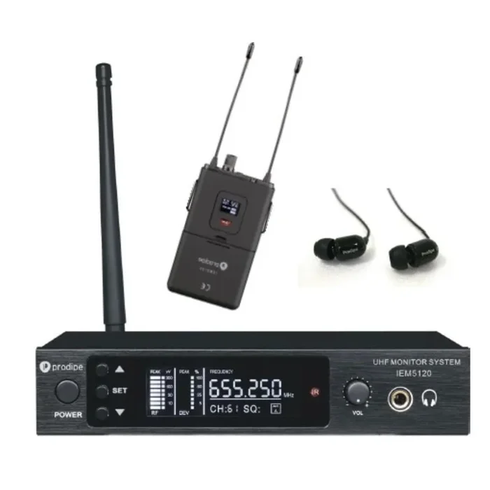 Prodipe IEM5120 In-Ear Headphone Return UHF Wireless System