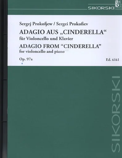 Prokofiev Sergei: Adagio from Cinderella, Op. 97a (cello & piano)