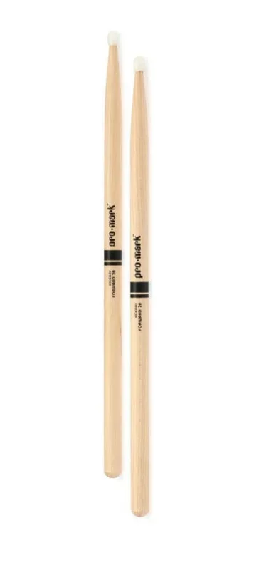 Promark Hickory 2B “The Natural” Nylon Tip drumstick – TXR2BN