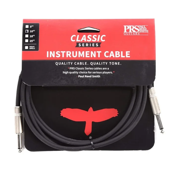 PRS 10′ Classic Instrument Cable Straight/Straight