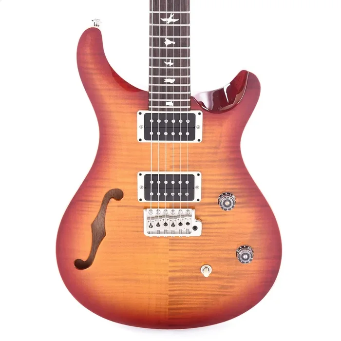 PRS CE24 Semi-Hollow Dark Cherry Sunburst