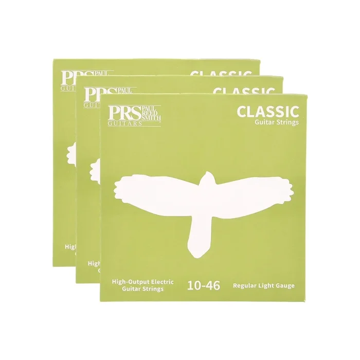 PRS Classic Electric Guitar Strings Light 10-46 3 Pack Bundle