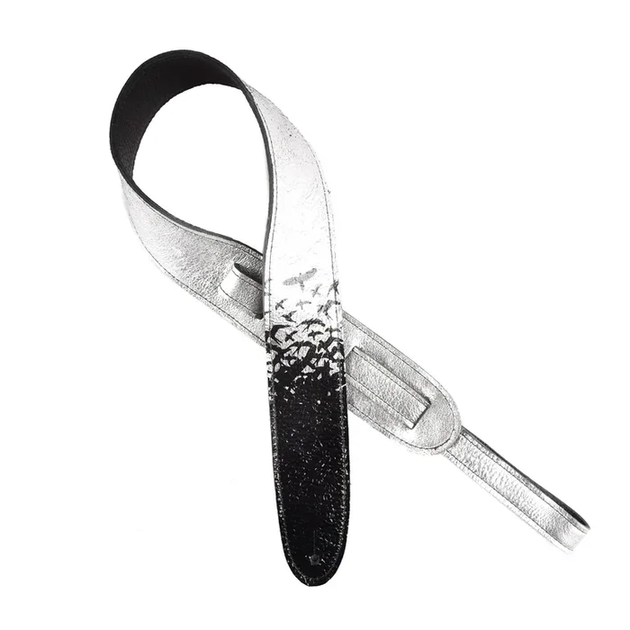 PRS Leather Strap Silver Shimmer Birds in Flight