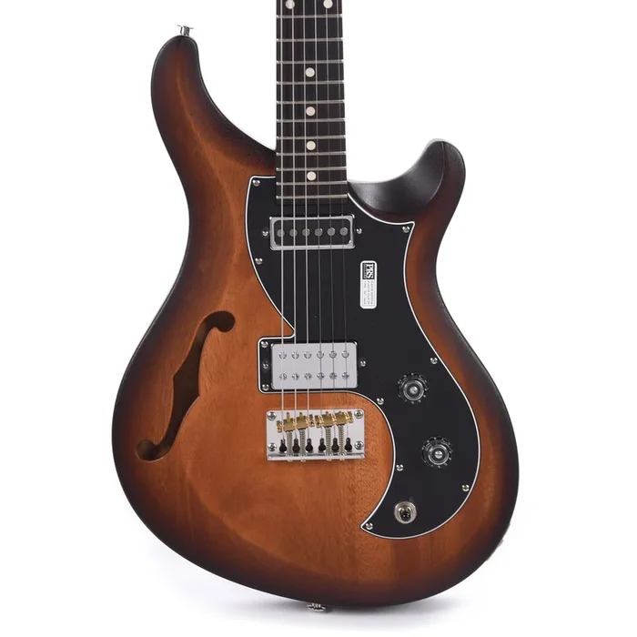 PRS Satin S2 Vela Semi Hollow McCarty Tobacco Sunburst Satin