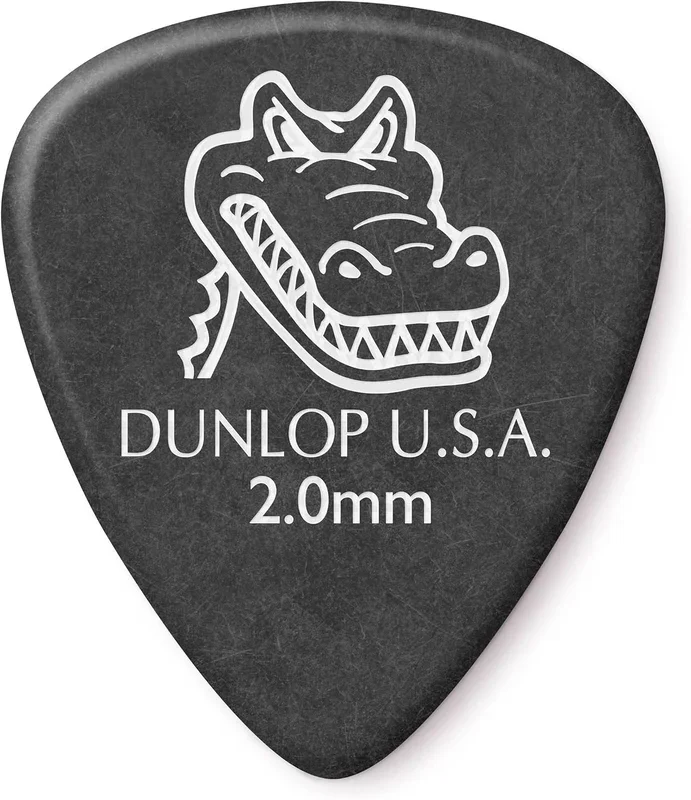 Pua de guitarra Dunlop Gator Grip – 2.0mm Negra