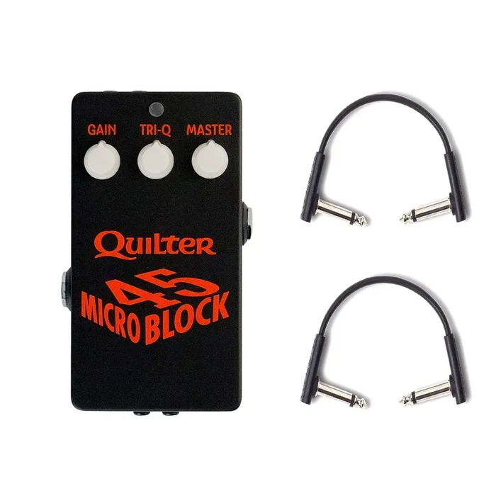 Quilter Labs Micro Block 45 Head w/RockBoard Flat Patch Cables Bundle