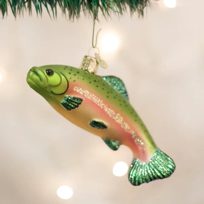 Rainbow Trout- Old World Christmas Ornament