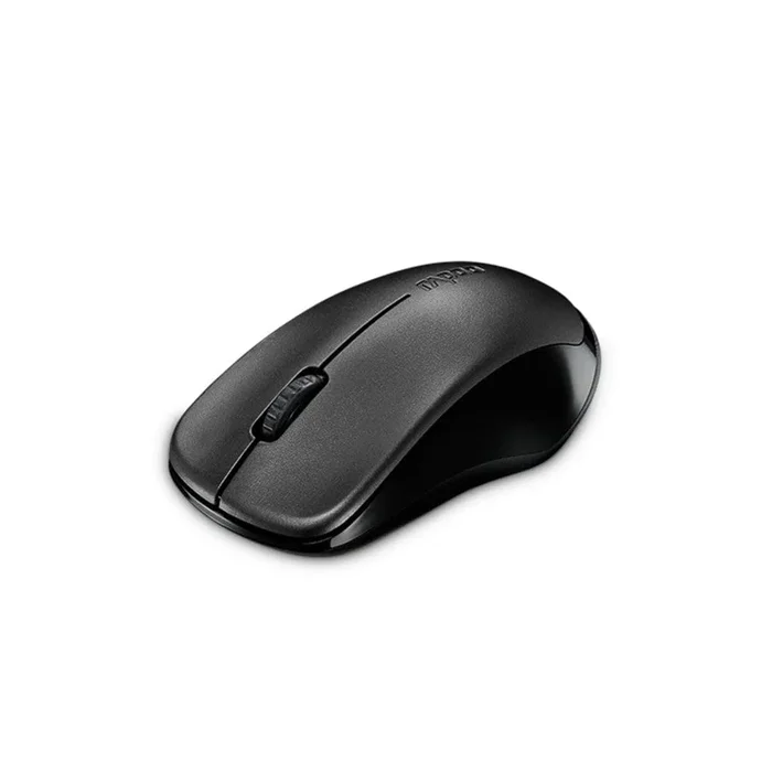 Rapoo 1620 1000 DPI Wireless 3 key Optical Mouse – Black