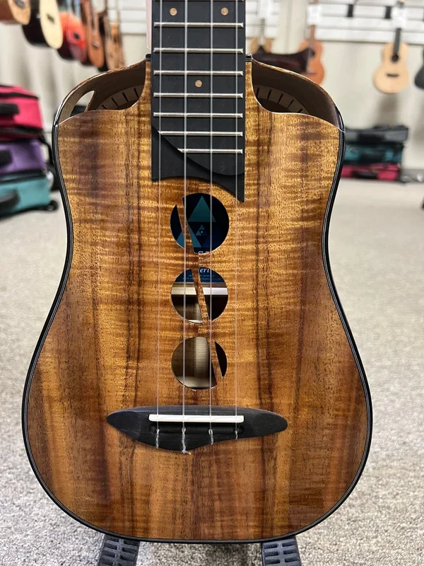 Rebel Neri Solid Acacia Concert Ukulele w/Case #1 – Limited Edition