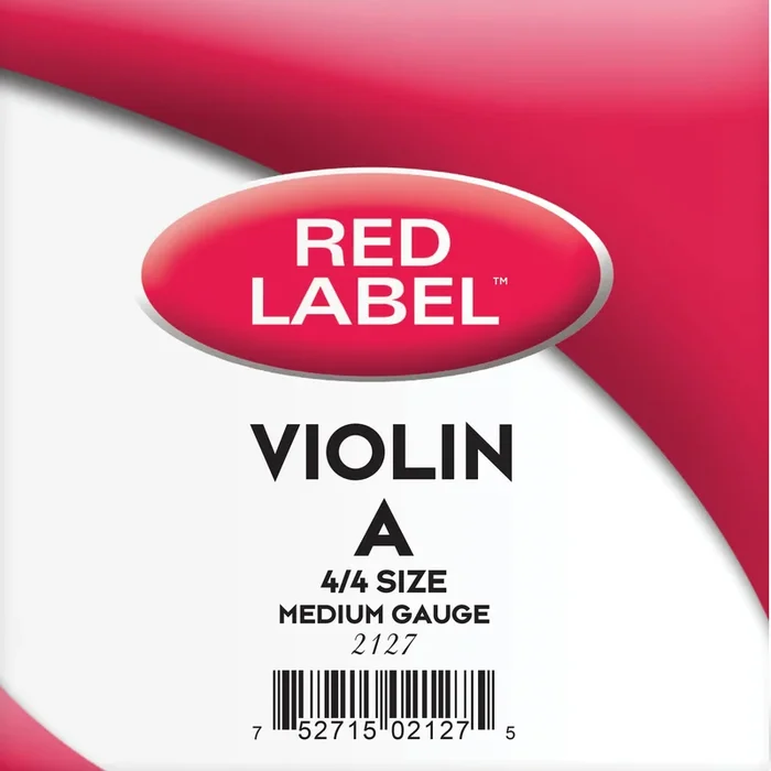 Red Label Violin A String *NEW! 4/4-1/8 Size