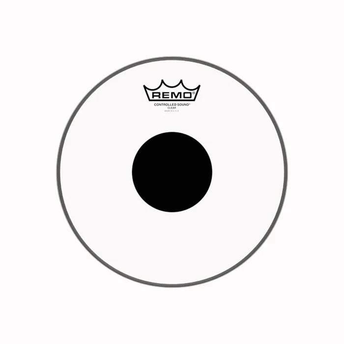 Remo 10″ Controlled Sound Clear Drumhead w/Top Black Dot
