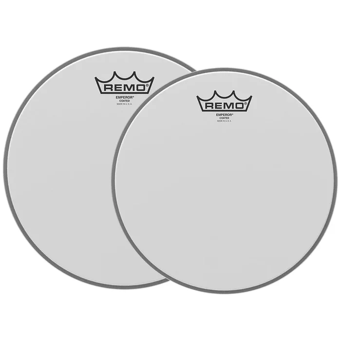 Remo 12/14″ Emperor Coated Drumhead (2 Pack Bundle)