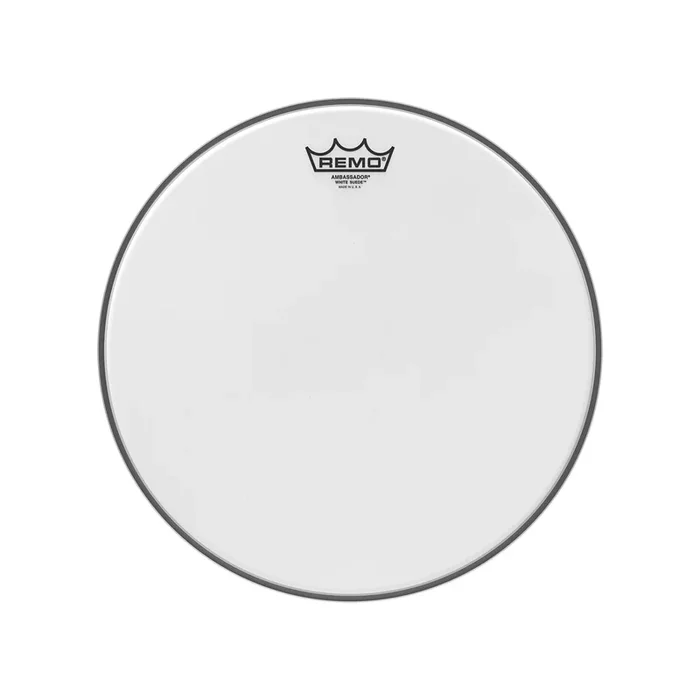 Remo 12″ Ambassador White Suede Drumhead
