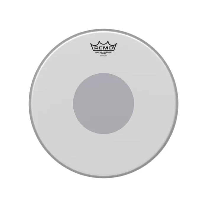Remo 12″ Controlled Sound Coated Drumhead w/Bottom Black Dot