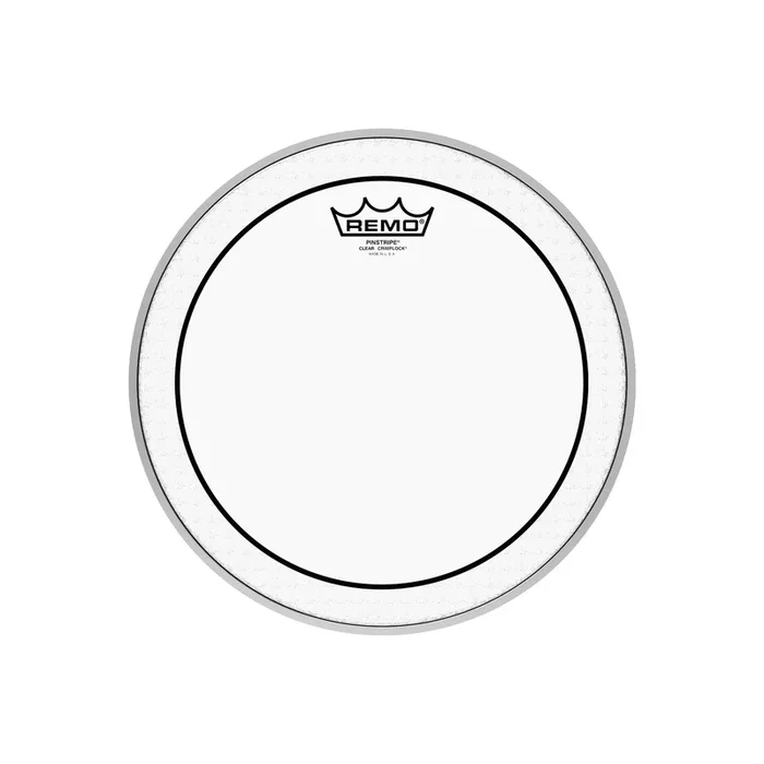 Remo 12″ Pinstripe Crimplock Clear Tenor Drumhead