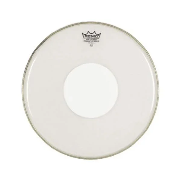 Remo 14″ Controlled Sound Clear Drumhead w/Top White Dot