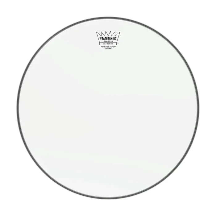 Remo 14″ Cuero Ambassador Clear Classic Fit para Batería (Lado Redoblante)