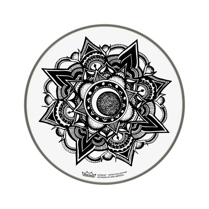 Remo 14″ Emperor Artbeat Skyndeep Nocturnal Bloom Drum Head