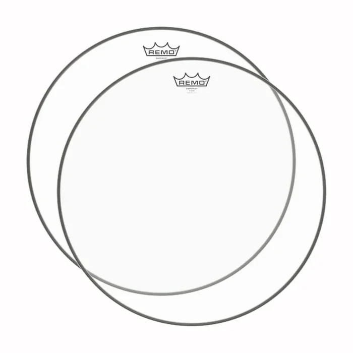 Remo 18″ Emperor Clear Drumhead (2 Pack Bundle)
