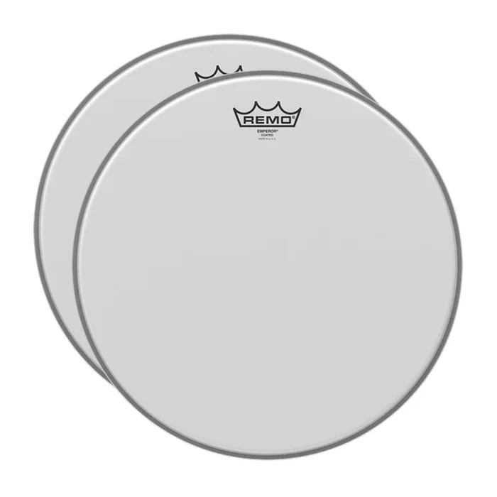 Remo 20″ Emperor Coated Bass Drumhead (2 Pack Bundle)