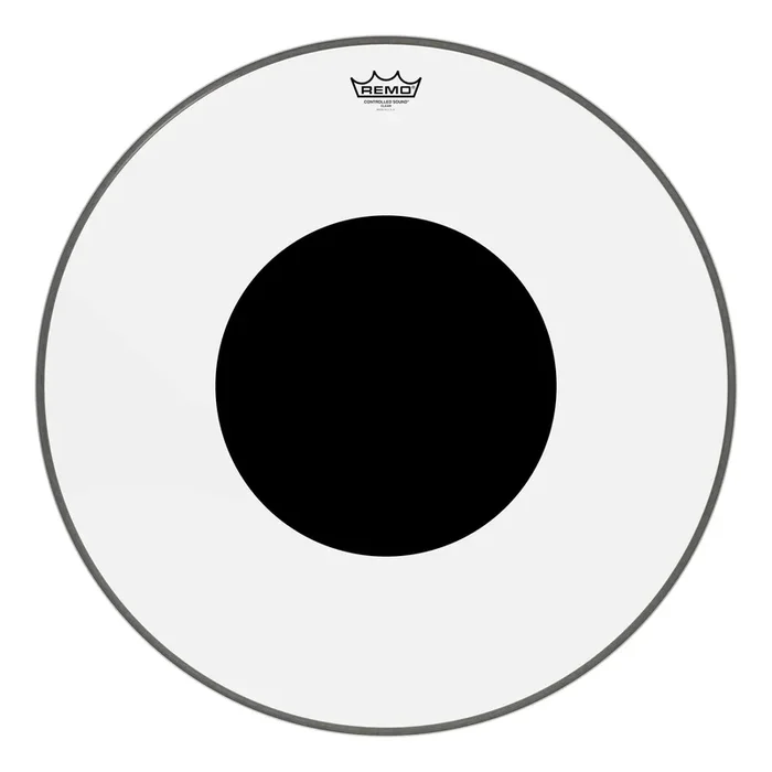 Remo 26″ Controlled Sound Clear Bass Drumhead w/Top Black Dot