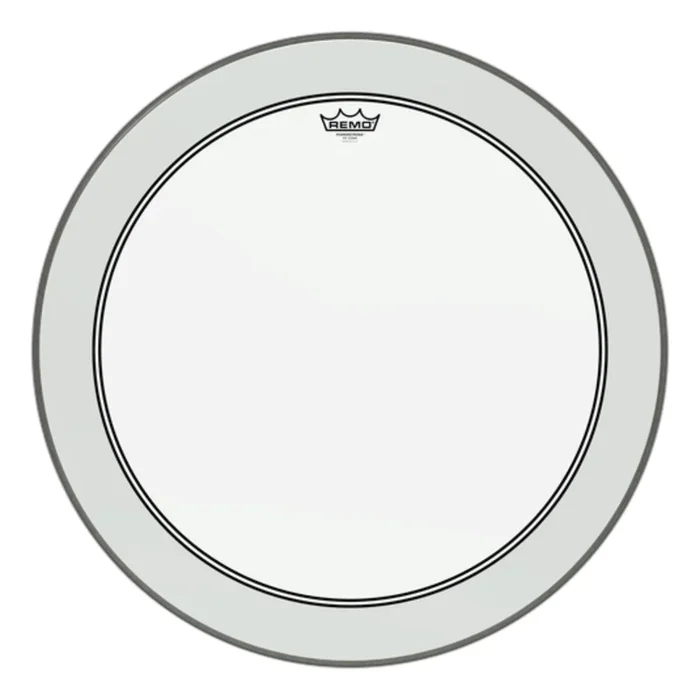 Remo 26″ Powerstroke 3 Clear Bass Drumhead with 2.5 inch Impact Pad