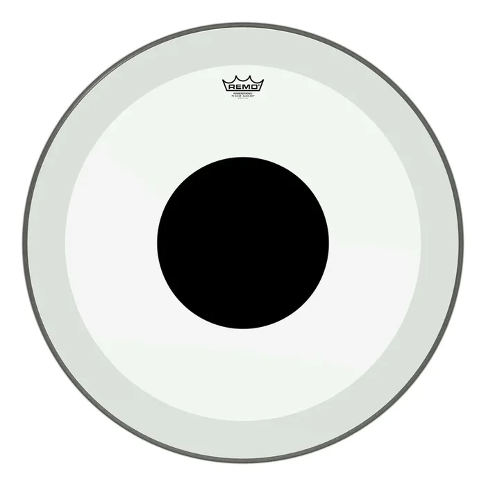 Remo 26″ Powerstroke P3 Clear Bass Drumhead w/Top Black Dot