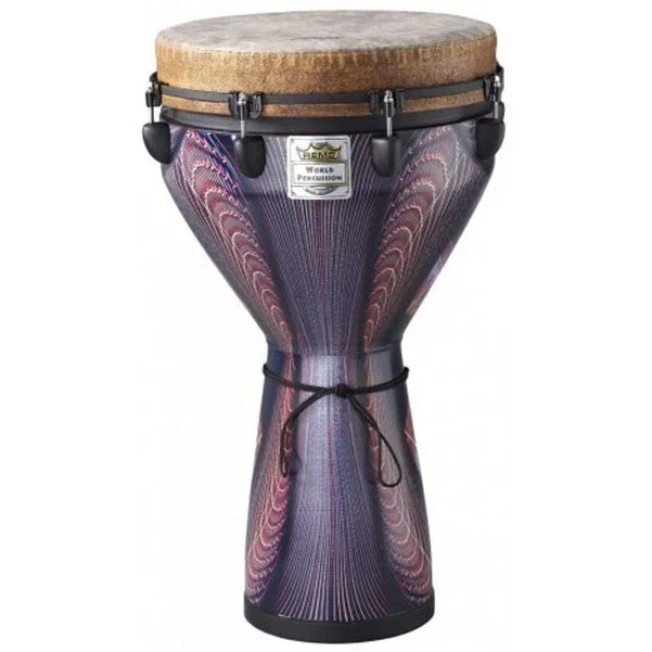 Remo DJ-0014-36 Djembe – 14inch Finish Salsa Deco