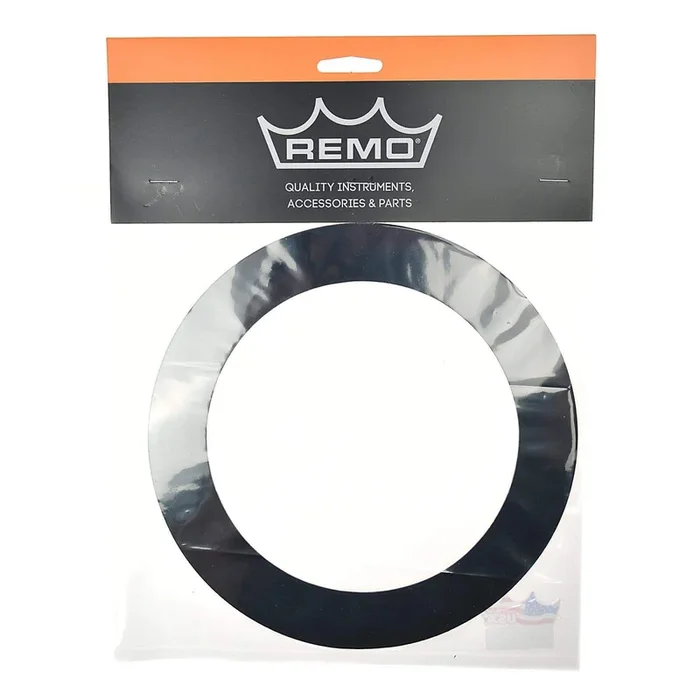 Remo DynamO Black 5 1/2″ Holes