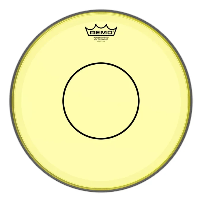 Remo Powerstroke 77 Colortone Yellow Snare Drumhead 14″