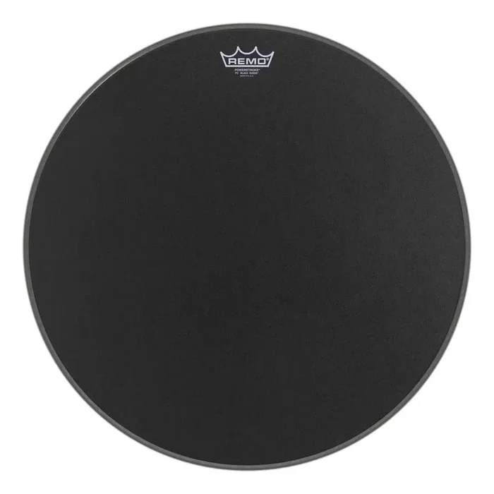 Remo Powerstroke P3 Black Suede Bass Drumhead 22″
