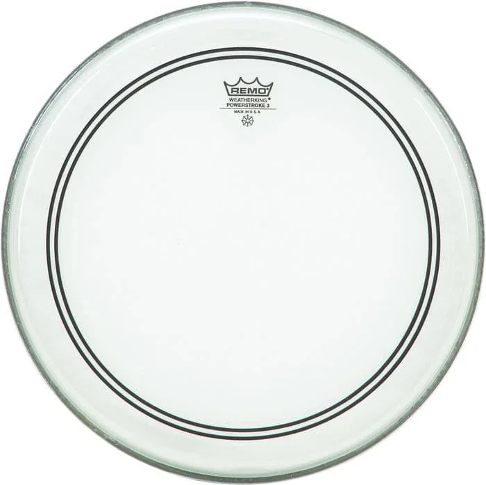 Remo Powerstroke P3 Clear Drumhead 15″