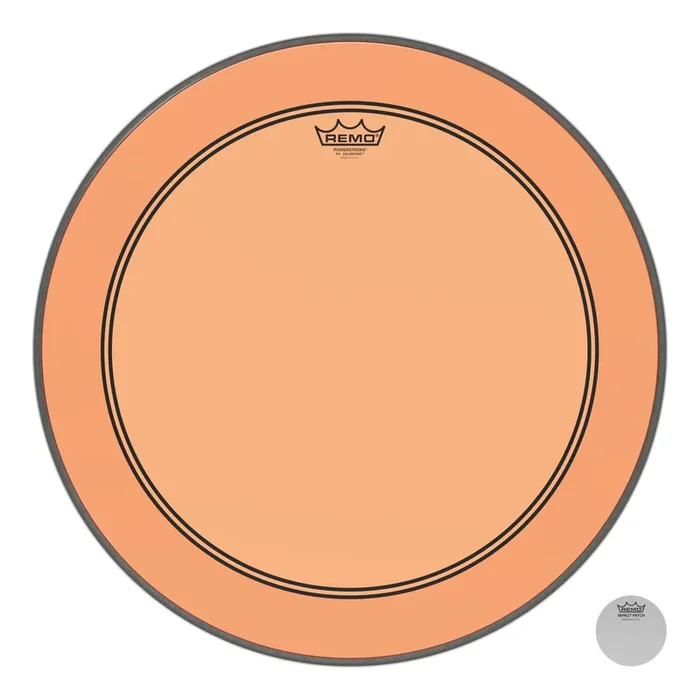 Remo Powerstroke P3 Colortone Orange Bass Drumhead 22″