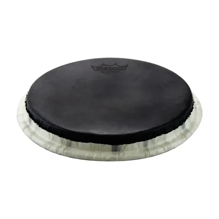 Remo Skyndeep Tucked Bongo Heads 9″ – Black Calfskin Graphic