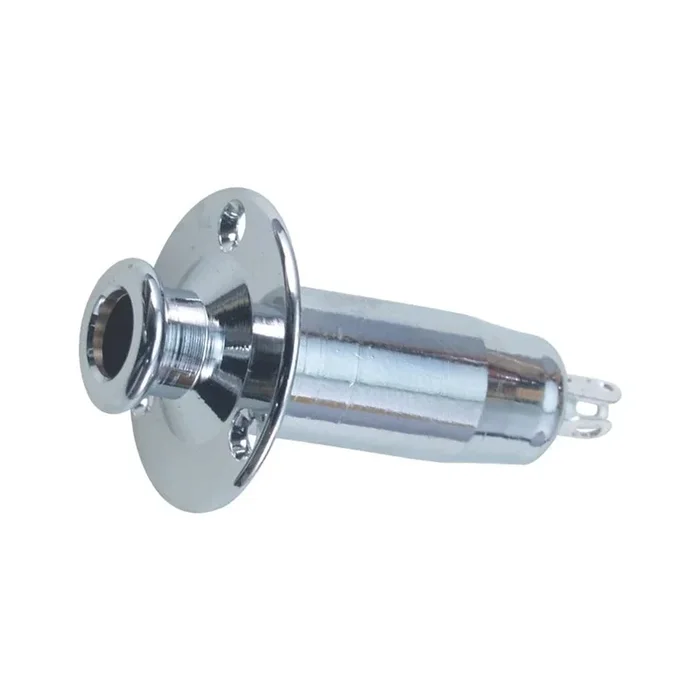Retro Parts RP390C Chrome End Pin Jack Acoustic Electric Electric Guitar Part