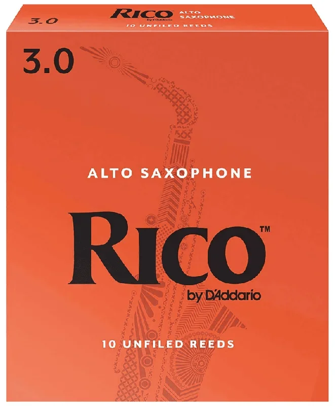 Rico Alto Sax Reeds, Box of 10, Strength 3